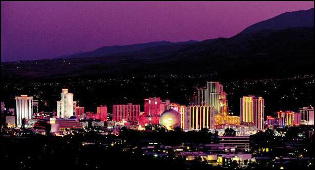 Downtown Reno at Night